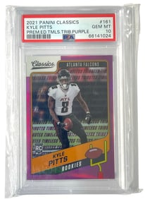 2021 Panini Classics Kyle Pitts | No. 161 | GRADED 10