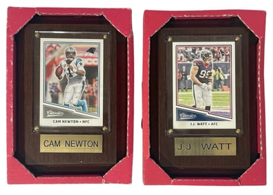 Cam Newton and JJ Watt Football Collectors Cards | Sports Collectors Cards