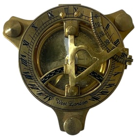 Brass Sundial Compass | West London