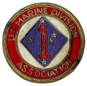 1st Marine Division Association Patch Pin