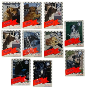 US Customs Canine Enforcement Trading Card Collection