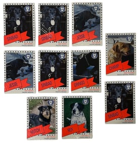 US Customs Canine Enforcement Trading Card Collection