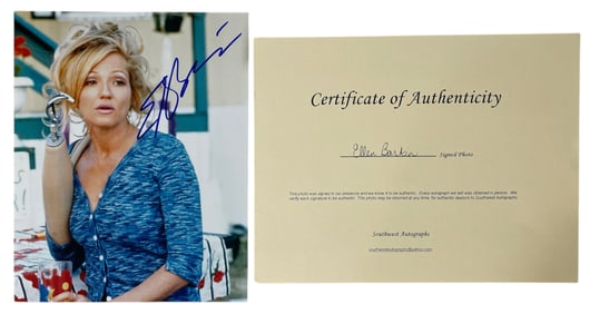 SIGNED Ellen Barkin Photo | with coa