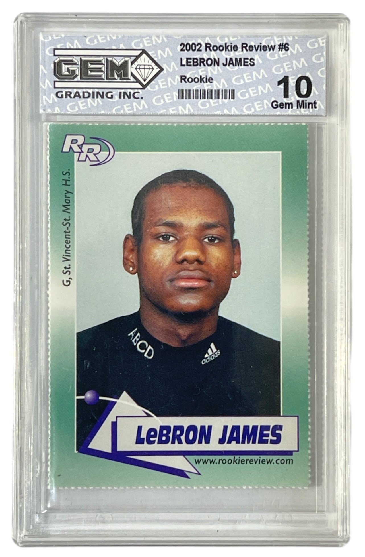 2002 Rookie Review | No. 6 | Lebron James | Graded 10: 2002 Rookie Review | No. 6 | Lebron James | Graded 10