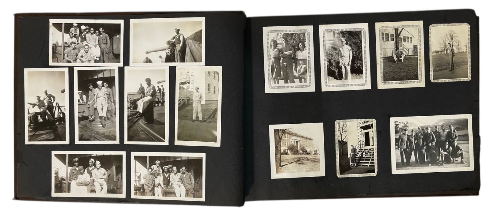 Vintage Army Photo Album with Photos (1 of 7)