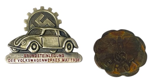 WWII German Pin and Coin Collection