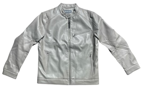 Michael Kors Faux Leather Moto Jacket