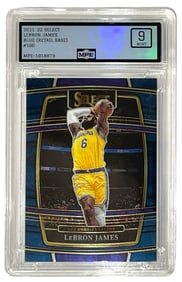 2021 to 2022 Select Lebron James | No. 100 | Graded 9