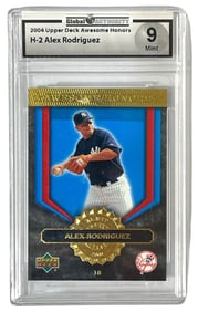 2004 Upper Deck Awesome Honors | Alex Rodriguez | Graded 9