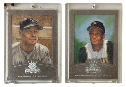 Lou Gehrig and Robert Clemente Baseball Collectors Cards | Sports Collectors Cards