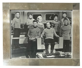 Framed Photo of Main Cast of the Original Star Trek