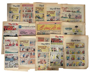 Vintage Comic Newspaper Collection