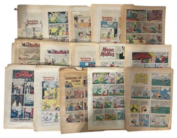 Vintage Comic Newspaper Collection