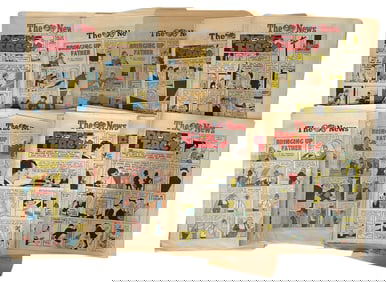 Vintage Comic Newspaper Collection