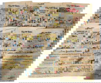 Vintage Comic Newspaper Collection
