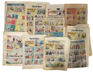 Vintage Comic Newspaper Collection