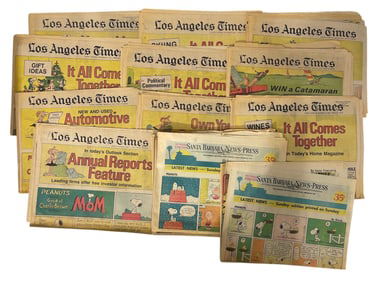 Vintage Comic Newspaper Collection