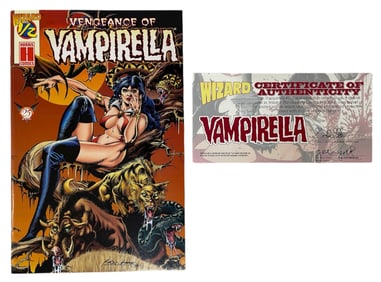 Vengeance Of Vampirella Comic Book | with coa