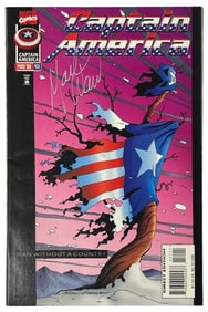 Signed Marvels Captain America Comic Book | with no coa