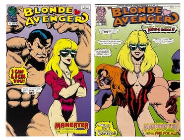Blitz Weasel Blonde Avenger Comic Book Collection