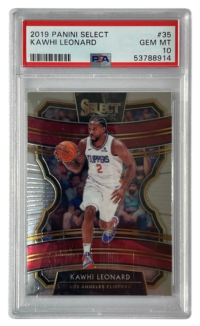 2019 Panini Select Kawhi Leonard | No. 35 | Graded 10: 2019 Panini Select Kawhi Leonard | No. 35 | Graded 10
