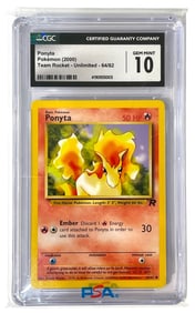 2000 Pokemon | Ponyta | Graded 10