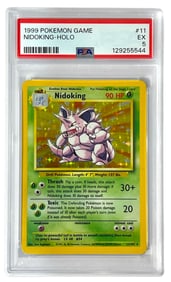 1999 Pokemon Game | Nidolin HOLO | Graded 5