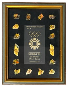 XIV Olympic Winter Games Pin Collection
