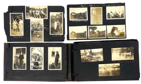 Vintage Photo Album with Photos