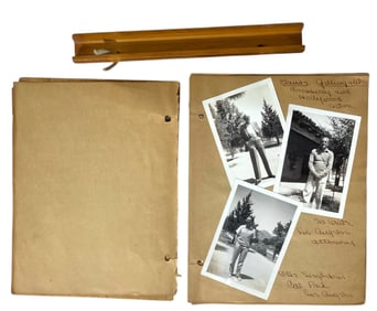 Vintage Photo Album with Photos