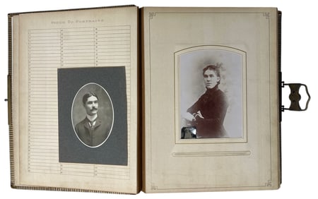 Vintage Photo Album with Photos