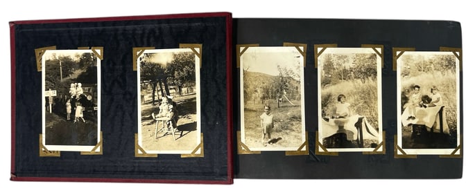 Vintage Photo Album with Photos