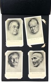 1940s Postcard Album with Postcards | 100 pc.