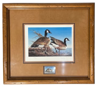 Framed Print and Stamp By Artist Terry Redlin