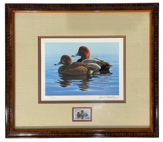 Framed Print and Stamp By Artist Phil Scholer