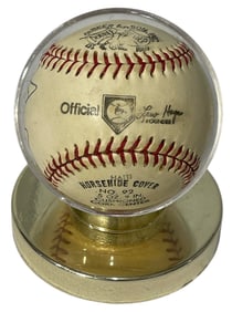 Signed Robin Yount from Milwaukee Brewers Baseball