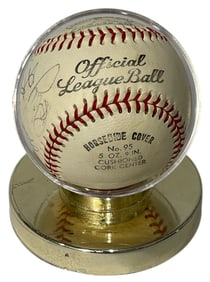 Signed Robin Yount and Rick Dempsey Baseball