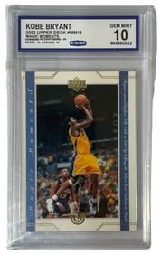 2003 Upper Deck Kobe Bryant | No. MM15 | Graded 10