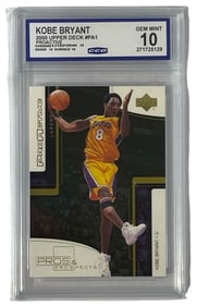 2000 Upper Deck Kobe Bryant | No. PA1 | Graded 10