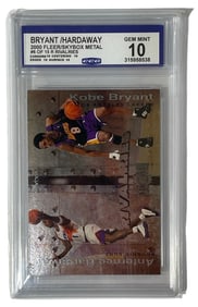 2000 Fleer Skybox Metal | Bryant and Hardaway | Graded 10