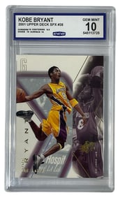 2001 Upper Deck Kobe Bryant | No. 38 | Graded 10
