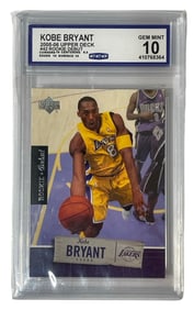 2005 Upper Deck Kobe Bryant | No. 42 | Graded 10
