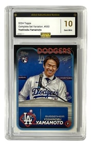 2024 Topps Complete Set Variation | Yoshinobu Yamamoto | Graded 10