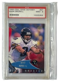 1999 Coll. Edge Odyssey | Mark Brunell | No. 67 | Graded 9