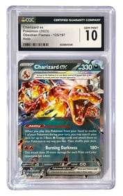 2023 Pokemon Obsidian Flanes | Charizard ex | Graded 10