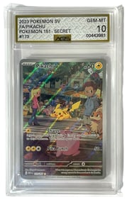 2023 Pokemon SV | Pikachu | Graded 10