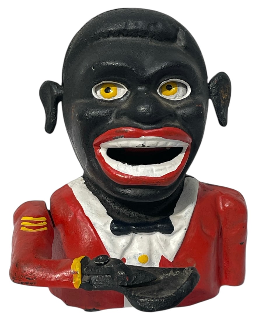 Contemporary Cast Iron Americana Bank: Contemporary Cast Iron Americana Bank