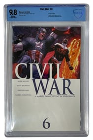 Marvels Civil War No. 6 | Graded 9.8