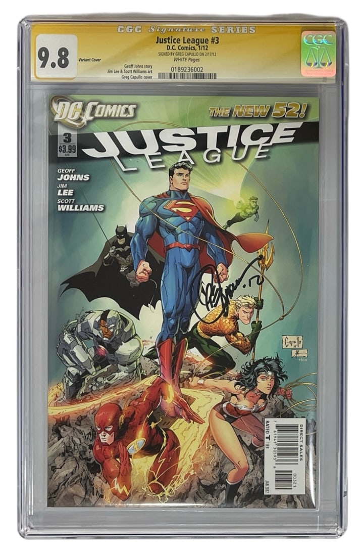 DCs Justice League No. 3 | Graded 9.8: DCs Justice League No. 3 | Graded 9.8