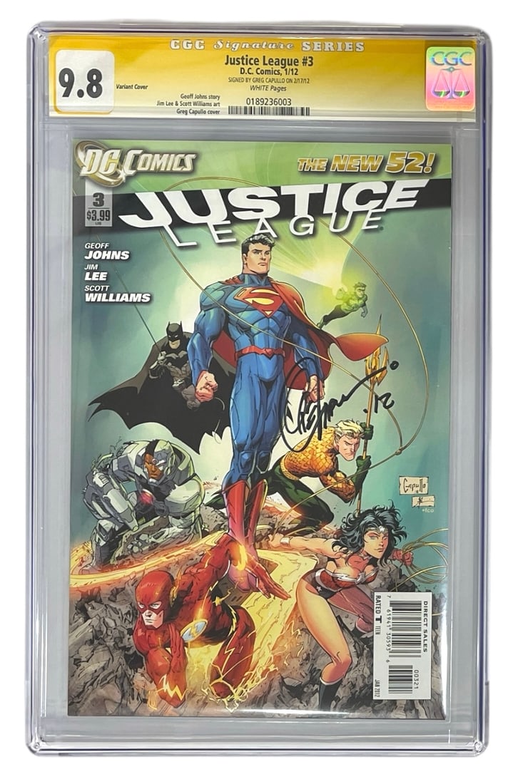 DCs Justice League No. 3 | Graded 9.8: DCs Justice League No. 3 | Graded 9.8